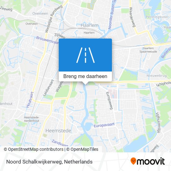 Noord Schalkwijkerweg kaart