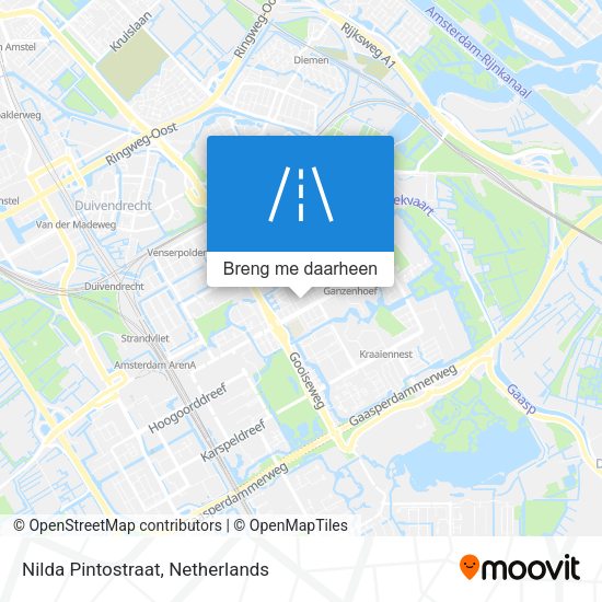 Nilda Pintostraat kaart