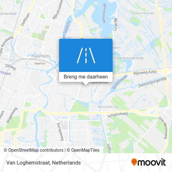 Van Loghemstraat kaart