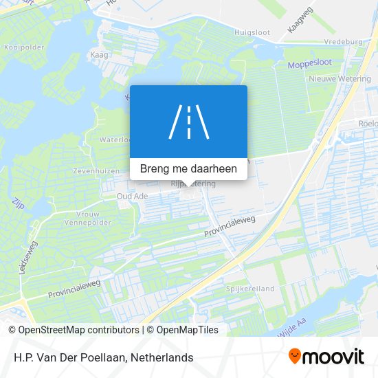 H.P. Van Der Poellaan kaart