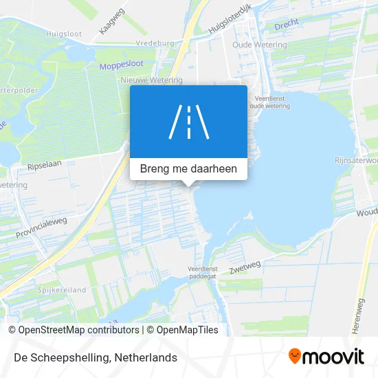 De Scheepshelling kaart