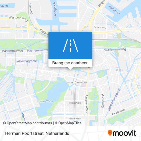 Herman Poortstraat kaart