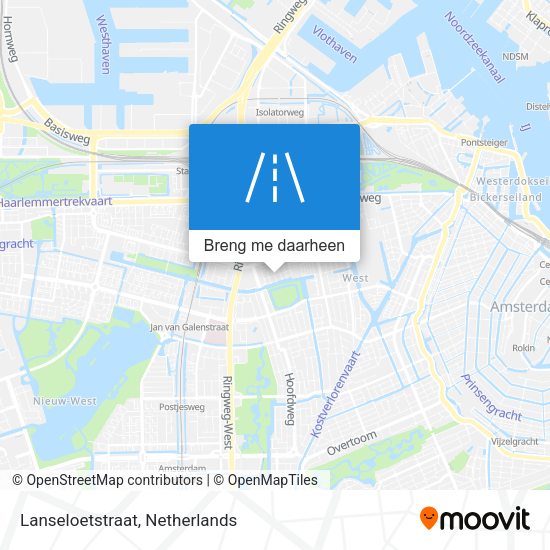 Lanseloetstraat kaart