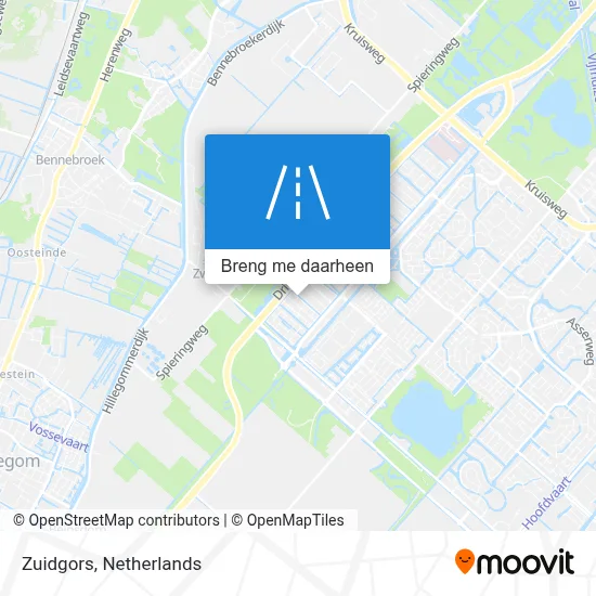 Zuidgors kaart