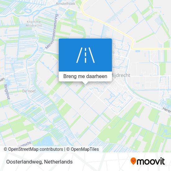 Oosterlandweg kaart