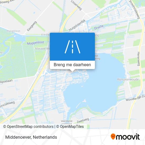 Middenoever kaart