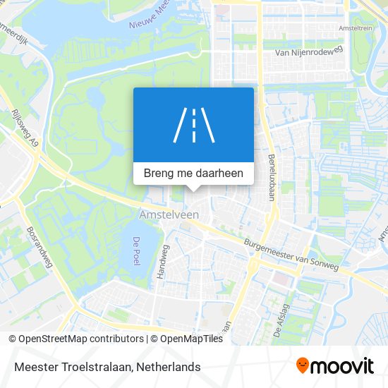Meester Troelstralaan kaart
