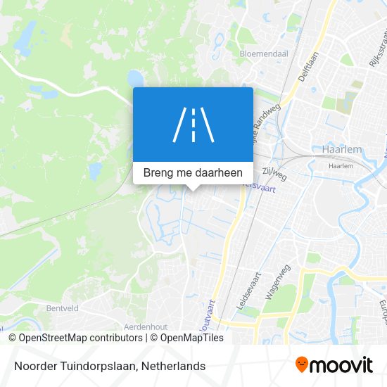 Noorder Tuindorpslaan kaart