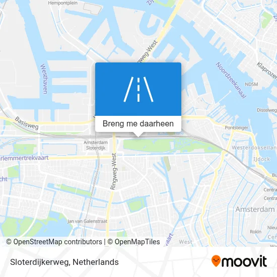 Sloterdijkerweg kaart