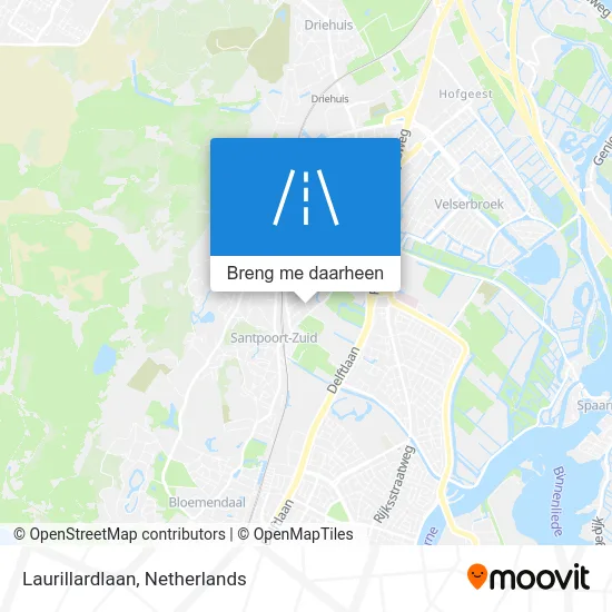 Laurillardlaan kaart