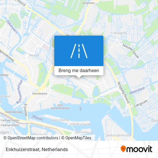 Enkhuizerstraat kaart