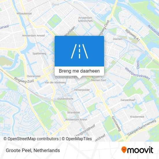 Groote Peel kaart