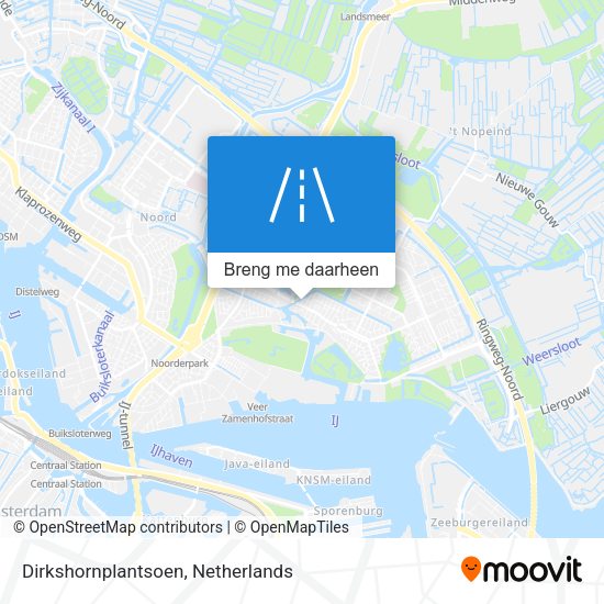 Dirkshornplantsoen kaart