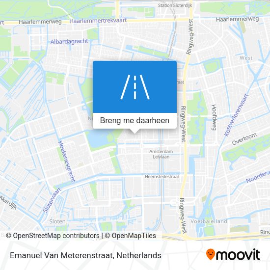Emanuel Van Meterenstraat kaart
