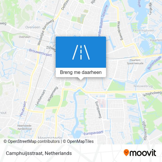 Camphuijsstraat kaart
