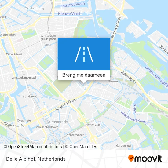 Delle Alpihof kaart