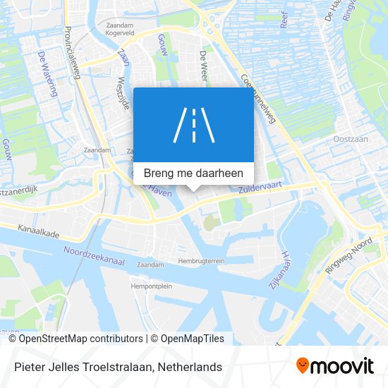 Pieter Jelles Troelstralaan kaart