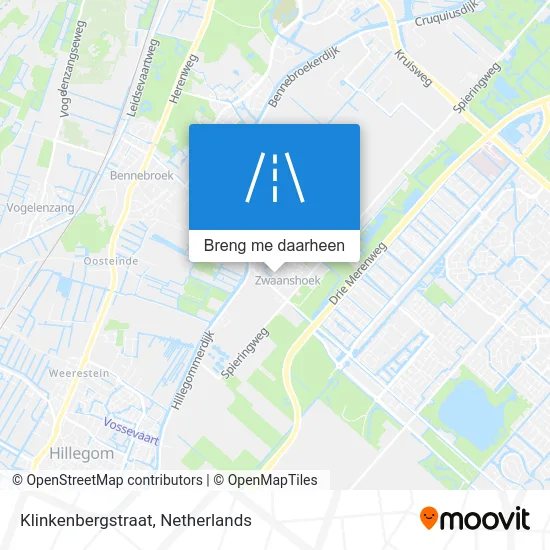 Klinkenbergstraat kaart