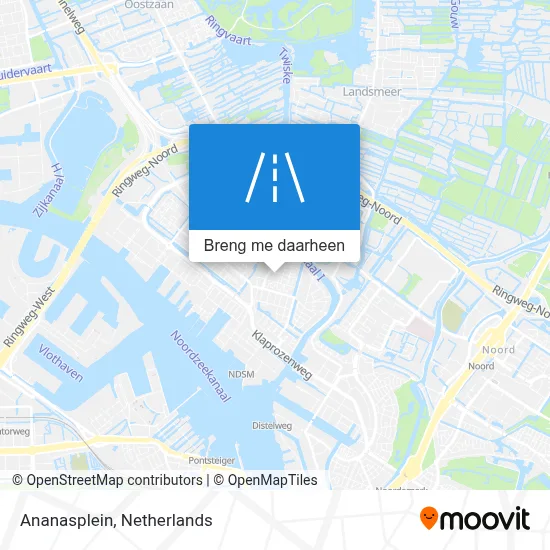 Ananasplein kaart
