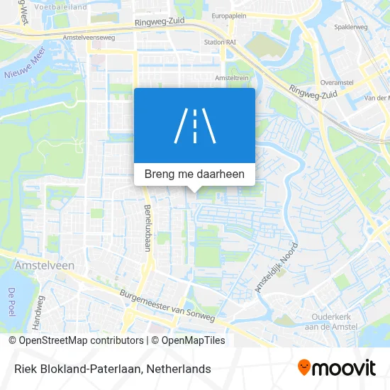 Riek Blokland-Paterlaan kaart