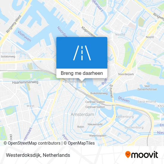 Westerdoksdijk kaart