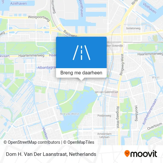 Dom H. Van Der Laanstraat kaart