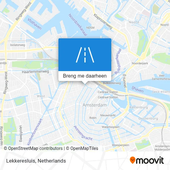 Lekkeresluis kaart