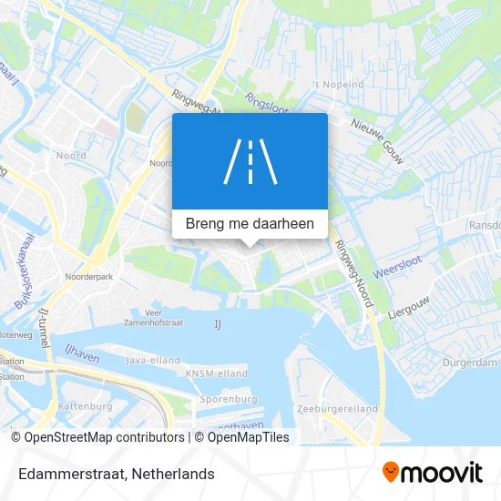 Edammerstraat kaart