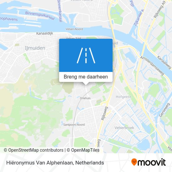 Hiëronymus Van Alphenlaan kaart