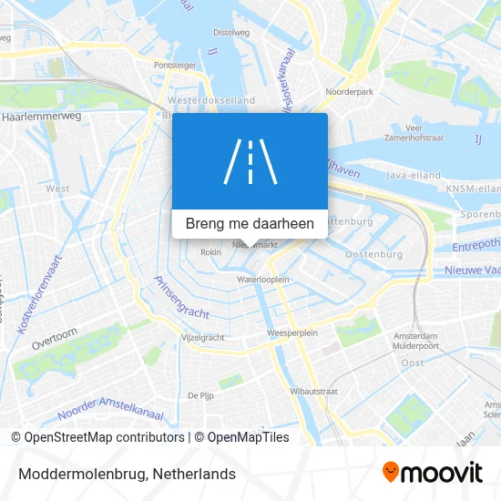 Moddermolenbrug kaart