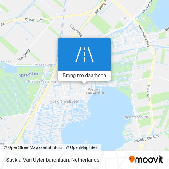 Saskia Van Uylenburchlaan kaart