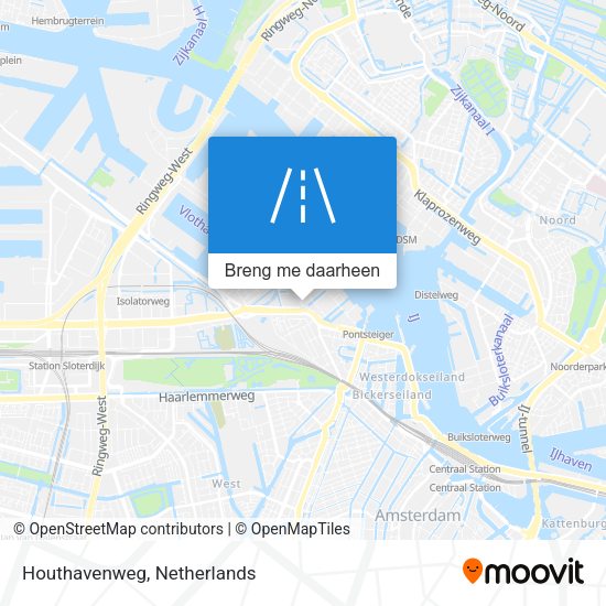 Houthavenweg kaart