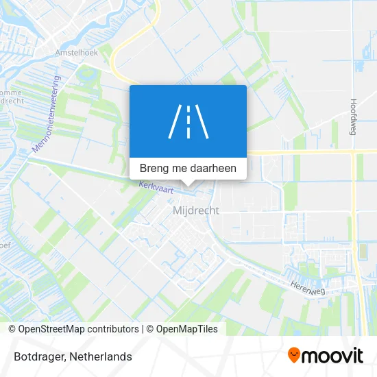 Botdrager kaart
