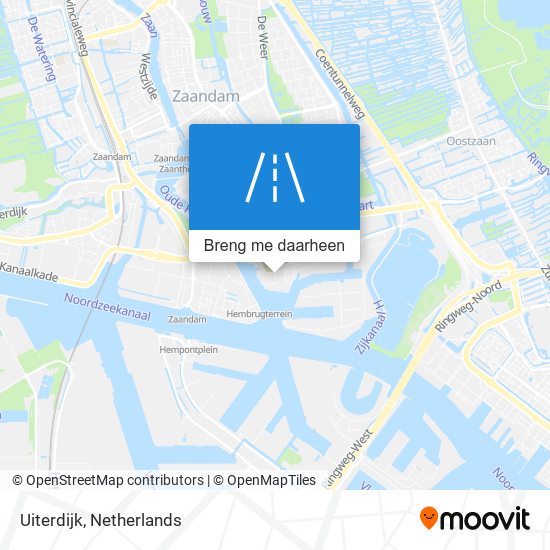 Uiterdijk kaart