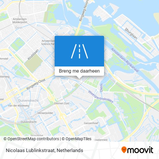 Nicolaas Lublinkstraat kaart