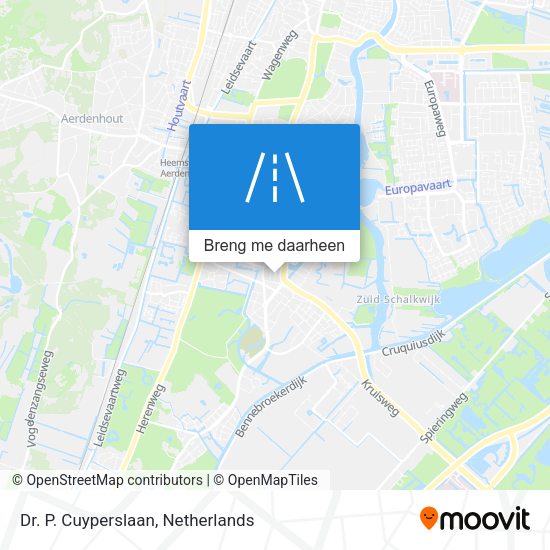 Dr. P. Cuyperslaan kaart