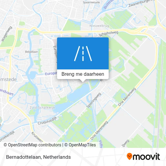 Bernadottelaan kaart