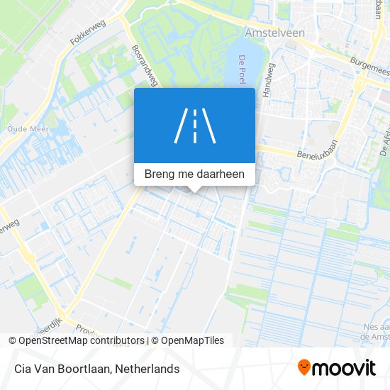 Cia Van Boortlaan kaart