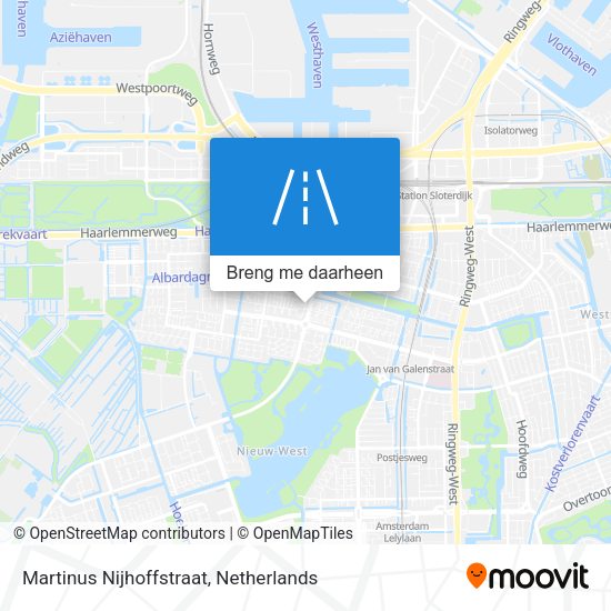 Martinus Nijhoffstraat kaart