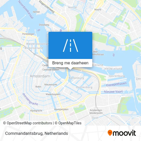 Commandantsbrug kaart