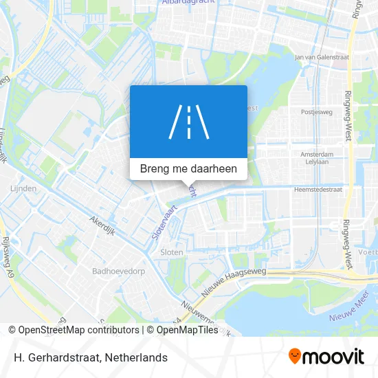 H. Gerhardstraat kaart