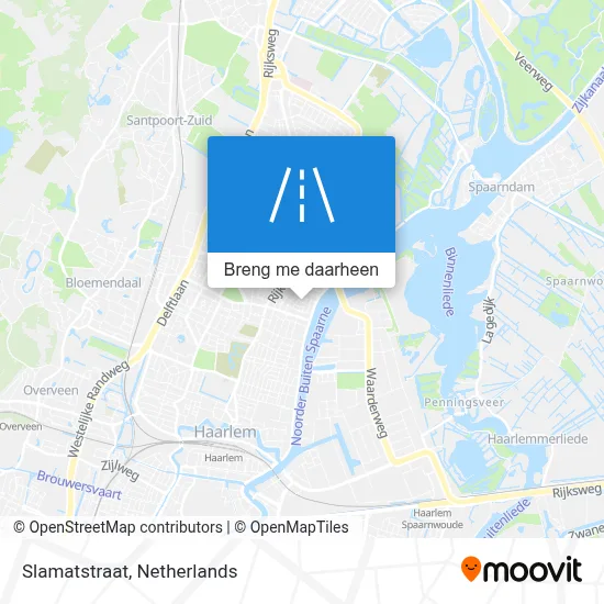 Slamatstraat kaart