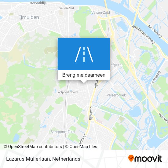 Lazarus Mullerlaan kaart