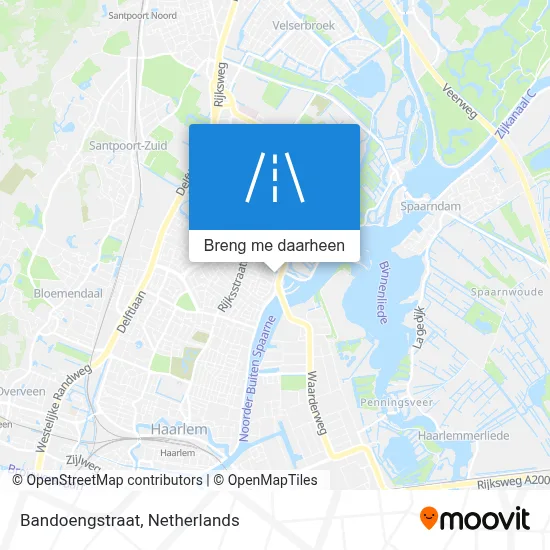 Bandoengstraat kaart