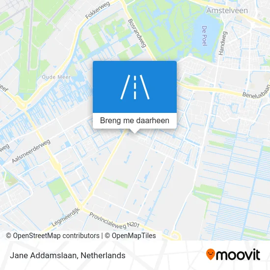 Jane Addamslaan kaart