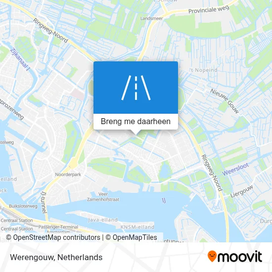 Werengouw kaart