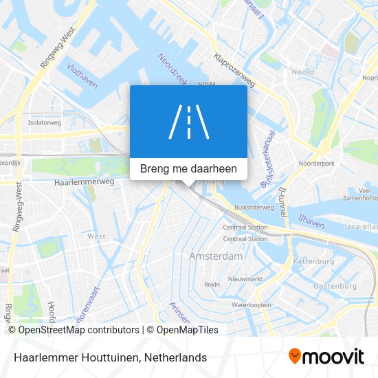 Haarlemmer Houttuinen kaart