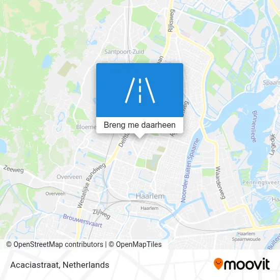 Acaciastraat kaart