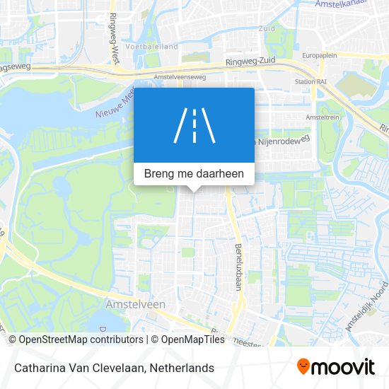 Catharina Van Clevelaan kaart