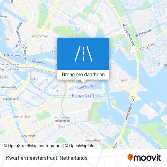 Kwartiermeesterstraat kaart